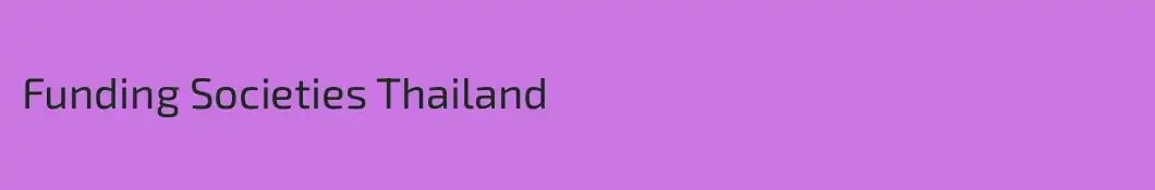 Funding Societies Thailand